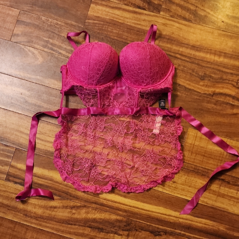 Victoria's Secret Pink Lace Bustier